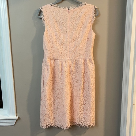 Shoshanna Sierra Pink Lace Sleeveless Cocktail Dress Size 12 - Picture 7 of 9